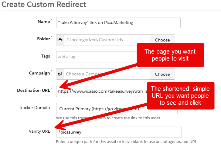 Create Custom Redirect